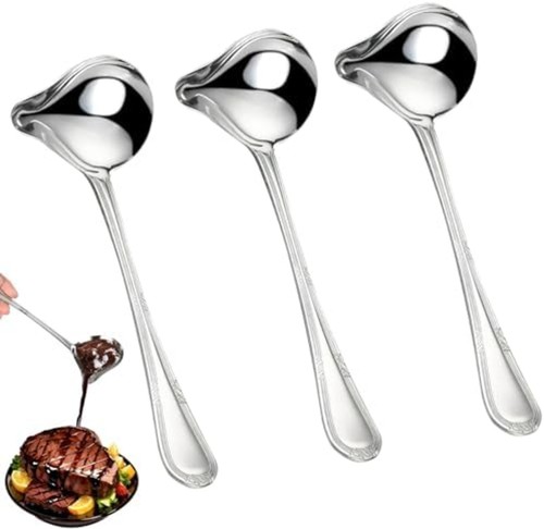 Saucenlöffel edelstahl mit - saucenlöffel,