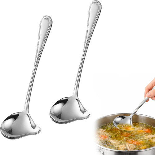 Soßenlöffel edelstahl 2er - edelstahl,